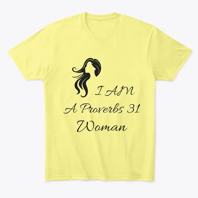 Proverbs 31 Woman Silhouette - blk font