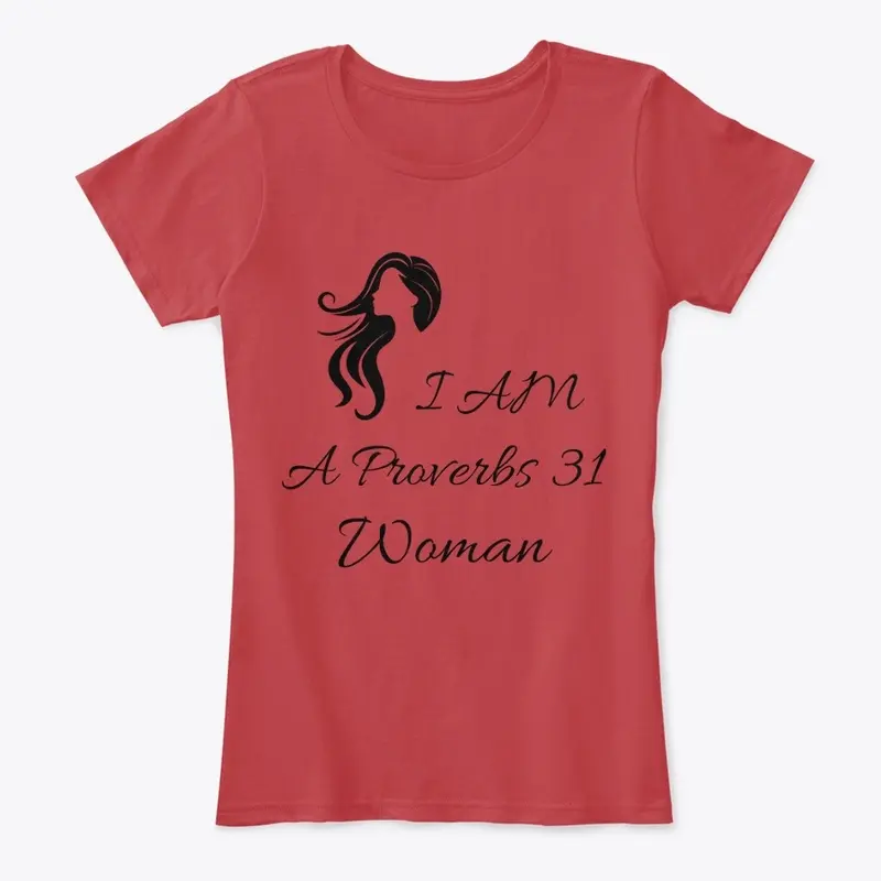 Proverbs 31 Woman Silhouette - blk font