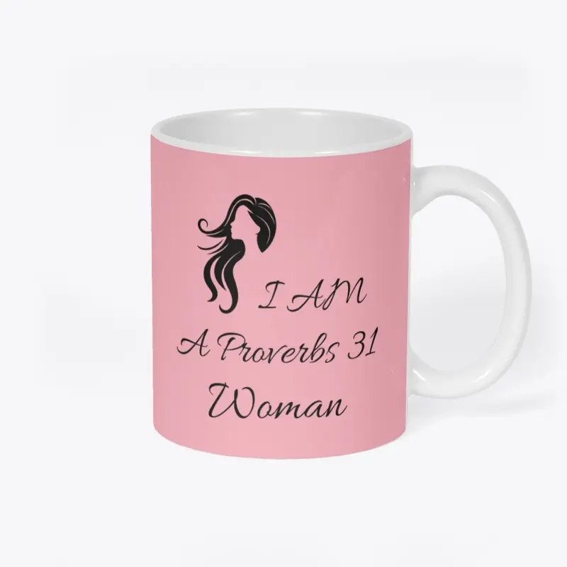 Proverbs 31 Woman Silhouette - blk font