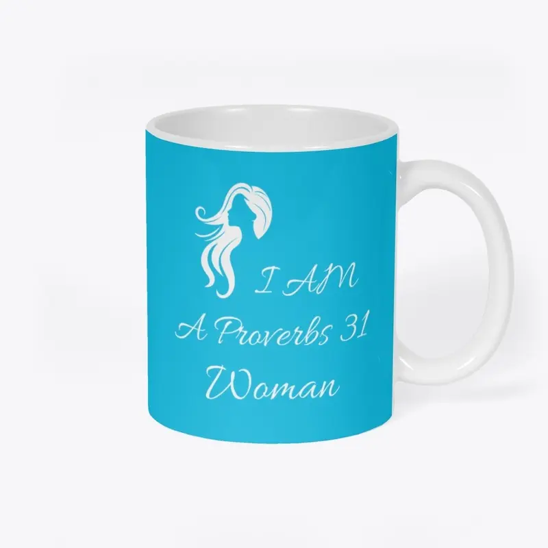 Proverbs 31 Woman Silhouette - wht font