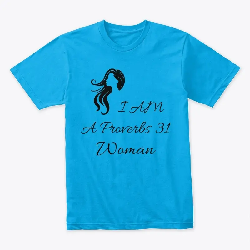 Proverbs 31 Woman Silhouette - blk font